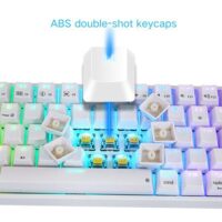 Skyloong SK68s White Yellow Switches ABS Keycap Mechanical Keyboard with RGB Backlit Bluetooth Wired Wireless Dual Mode Price in Pakistan ZahComputers 02