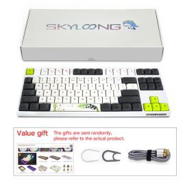Skyloong SK87S Panda Red Switches Gk1 Keycap TKL Mechanical Keyboard with RGB Backlit Bluetooth Wired Wireless Dual Mode Price in Pakistan ZahComputers 06