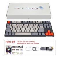 Skyloong SK87s Deep Grey Brown Switches PBT Keycap TKL Mechanical Keyboard with RGB Backlit Bluetooth WiredWireless Dual Mode Price in Pakistan ZahComputers 06