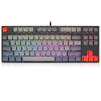 Skyloong SK87s Deep Grey Red Switches PBT Keycap TKL Mechanical Keyboard with RGB Backlit Bluetooth WiredWireless Dual Mode Price in Pakistan ZahComputers