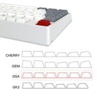 Skyloong SK87s Retro Red Switches PBT Keycap TKL Mechanical Keyboard with RGB Backlit Bluetooth Wired Wireless Dual Mode Price in Pakistan ZahComputers 03