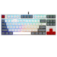 Skyloong SK87s Retro Red Switches PBT Keycap TKL Mechanical Keyboard with RGB Backlit Bluetooth Wired Wireless Dual Mode Price in Pakistan ZahComputers