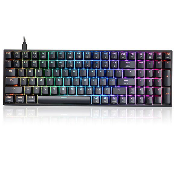 Buy Skyloong SK96S Black (Brown Switches) ABS-Keycaps Hot-Swap Mechanical  Keyboard with RGB Backlit Bluetooth (Wired/Wireless Dual Mode) Price in  Pakistan