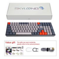 Skyloong SK96S Deep Grey Brown Switches PBT Keycaps Hot Swap Mechanical Keyboard with RGB Backlit Bluetooth Wired Wireless Dual Mode Price in Pakistan ZahComputers 07
