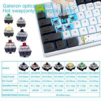 Skyloong SK96S Panda Red Switches GK1 Keycaps Hot Swap Mechanical Keyboard with RGB Backlit Bluetooth Wired Wireless Dual Mode Price in Pakistan ZahComputers 03