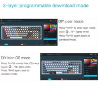 Skyloong SK96S Panda Red Switches GK1 Keycaps Hot Swap Mechanical Keyboard with RGB Backlit Bluetooth Wired Wireless Dual Mode Price in Pakistan ZahComputers 05