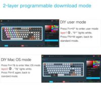 Skyloong SK96S Retro Brown Switches PBT Keycaps Hot Swap Mechanical Keyboard with RGB Backlit Bluetooth Wired Wireless Dual Mode Price in Pakistan ZahComputers 05