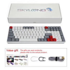Skyloong SK96S Retro Brown Switches PBT Keycaps Hot Swap Mechanical Keyboard with RGB Backlit Bluetooth Wired Wireless Dual Mode Price in Pakistan ZahComputers 07