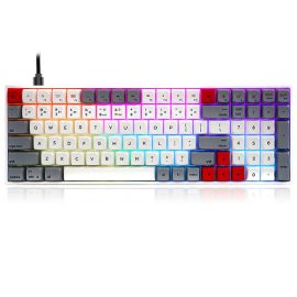 Skyloong SK96S Retro Red Switches PBT Keycaps Hot Swap Mechanical Keyboard with RGB Backlit Bluetooth Wired Wireless Dual Mode Price in Pakistan ZahComputers