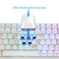 Skyloong SK96S White Brown Switches ABS Keycaps Hot Swap Mechanical Keyboard with RGB Backlit Bluetooth Wired Wireless Dual Mode Price in Pakistan ZahComputers 02
