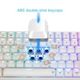 Skyloong SK96S White Brown Switches ABS Keycaps Hot Swap Mechanical Keyboard with RGB Backlit Bluetooth Wired Wireless Dual Mode Price in Pakistan ZahComputers 02