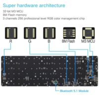Skyloong SK96S White Brown Switches ABS Keycaps Hot Swap Mechanical Keyboard with RGB Backlit Bluetooth Wired Wireless Dual Mode Price in Pakistan ZahComputers 06