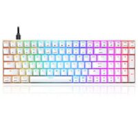 Skyloong SK96S White Brown Switches ABS Keycaps Hot Swap Mechanical Keyboard with RGB Backlit Bluetooth Wired Wireless Dual Mode Price in Pakistan ZahComputers