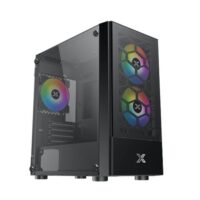 Xigmatek Oreo Tempered Glass ARGB Mini Tower Chassis Black Price in Pakistan