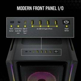 Corsair iCUE 5000T RGB Tempered Glass Mid Tower ATX PC Case Black Price in Pakistan Specs ZahComputers 07