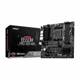 MSI PRO B550M PRO VDH WIFI AM4 AMD B550 SATA 6Gbs Micro ATX AMD Motherboard Price in Pakistan