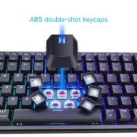 Skyloong SK84S Black Red Switches ABS Keycaps Hot Swap Mechanical Keyboard with RGB Backlit Bluetooth Wired Wireless Dual Mode Price in Pakistan ZahComputers 01