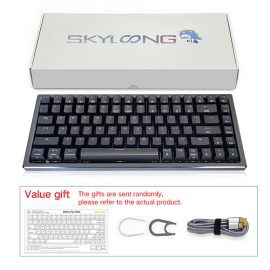 Skyloong SK84S Black Red Switches ABS Keycaps Hot Swap Mechanical Keyboard with RGB Backlit Bluetooth Wired Wireless Dual Mode Price in Pakistan ZahComputers 06