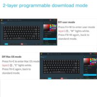 Skyloong SK84S Panda Yellow Switches GK1 Keycaps Hot Swap Mechanical Keyboard with RGB Backlit Bluetooth Wired Wireless Dual Mode Price in Pakistan ZahComputers 05