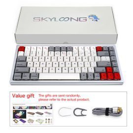 Skyloong SK84S Retro Red Switches PBT Keycaps Hot Swap Mechanical Keyboard with RGB Backlit Bluetooth Wired Wireless Dual Mode Price in Pakistan ZahComputers 04