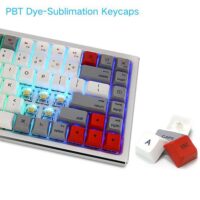 Skyloong SK84S Retro Yellow Switches PBT Keycaps Hot Swap Mechanical Keyboard with RGB Backlit Bluetooth Wired Wireless Dual Mode Price in Pakistan ZahComputers 01