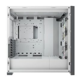 CORSAIR iCUE 5000X RGB Tempered Glass Mid Tower ATX PC Smart Case White Price in Pakistan 03