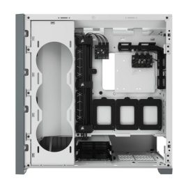 CORSAIR iCUE 5000X RGB Tempered Glass Mid Tower ATX PC Smart Case White Price in Pakistan 04