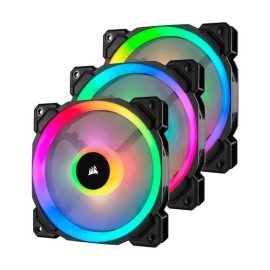 Corsair LL120 RGB 120mm Dual Light Loop RGB LED PWM Fan 3 Fan Pack with Lighting Node PRO Price in Pakistan ZahComputers