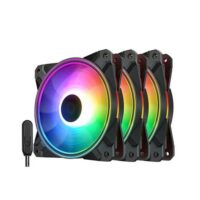 DeepCool CF120 Plus 3 Fan Pack A RGB Fan Kit With Controllable Glow Ring Price in Pakistan ZahComputers