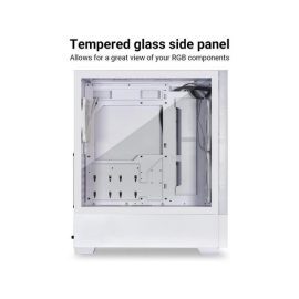 Lian Li LANCOOL 205 Mesh Tempered Glass Side Panel Mid Tower ATX Computer Case PC Gaming Case White Price in Pakistan ZahComputers 01