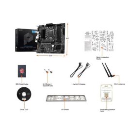 MSI B560M PRO VDH WIFI LGA 1200 Intel B560 SATA 6Gbs Micro ATX Intel Motherboard Price in Pakistan ZahComputers 06