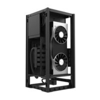 NZXT H1 Mini ITX Computer Case with 650w PSU Riser Cable and 140mm Liquid Cooler Black Price in Pakistan ZahComputers 04
