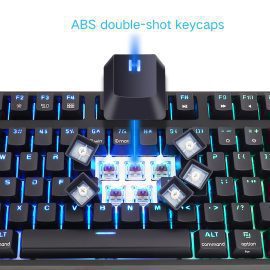 Skyloong SK87s Black Brown Switches ABS Keycap TKL Mechanical Keyboard Price in Pakistan 01