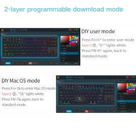 Skyloong SK87s Black Brown Switches ABS Keycap TKL Mechanical Keyboard Price in Pakistan 04