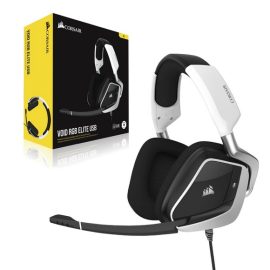 Corsair VOID RGB ELITE USB Premium Gaming Headset with 7.1 Surround Sound Carbon White AP Price in Paksitan ZahComputers 10