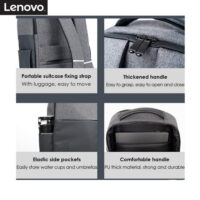 Lenovo Business Commuter Computer Shoulder Thinkbook Backpack TB520 B suitable for 1415 inch computers 15.6 inch Gray Price in Paksitan 05