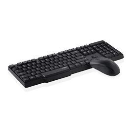 Rapoo 1830 Wireless Keyboard and Mouse Combo ES Layout Black Price in Paksitan ZahComputers 01