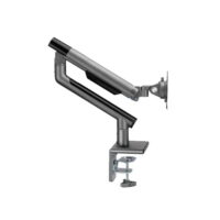 Twisted Minds SINGLE MONITOR PREMIUM SLIM ALUMINUM SPRING ASSISTED MONITOR ARM Grey Price in Pakistan 01