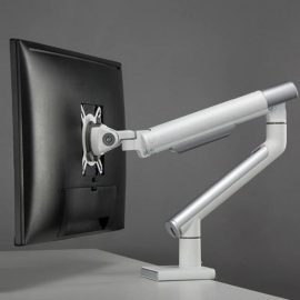 Twisted Minds SINGLE MONITOR PREMIUM SLIM ALUMINUM SPRING ASSISTED MONITOR ARM White ARM Price in Pakistan 03
