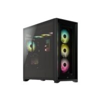 CORSAIR iCUE 5000X RGB Tempered Glass Mid Tower ATX PC Smart Case Black Price in Pakistan 01