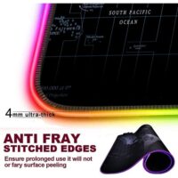 GMS X5 World Map Print RGB Gaming Mouse Pad Large Extended Soft Led Mouse Pad Price in Pakistan 03