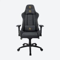 Arozzi Verona Signature Soft Fabric Dark Gray Golden Logo Price in Pakistan 01