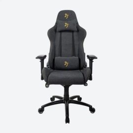 Arozzi Verona Signature Soft Fabric Dark Gray Golden Logo Price in Pakistan 01