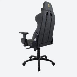 Arozzi Verona Signature Soft Fabric Dark Gray Golden Logo Price in Pakistan 03