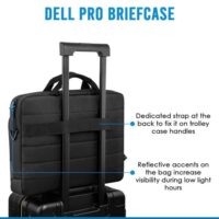 Dell Pro Laptop Briefcase 14 PO1420C with Water Resistant Exterior and EVA Foam Cushioning Price in Paksitan 04