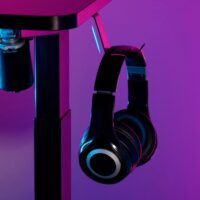 MXG MGD 01R RGB Lighting SIT Stand Gaming Desk With Creative Control Panel Single Motor Price in Pakistan 13