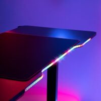 MXG MGD 01R RGB Lighting SIT Stand Gaming Desk With Creative Control Panel Single Motor Price in Pakistan 14