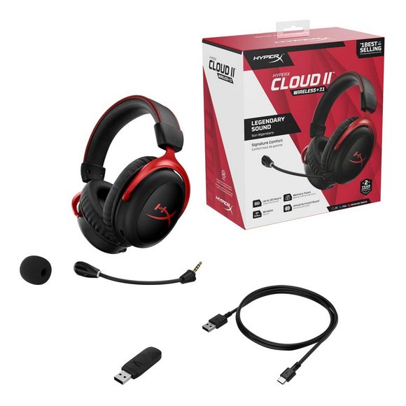 Buy HyperX Cloud II Wireless - Gaming Headset for PC, PS4/PS5
