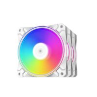 DeepCool CF120 Plus 3 Fan Pack ARGB Fan Kit With Controllable Glow Ring White Price in Pakistan 01
