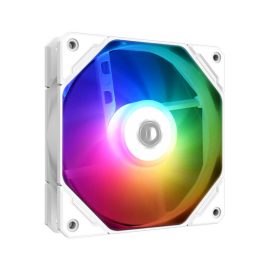 ID COOLING TF 12025 ARGB TRIO Snow 120mm Case Fan 3 Pack ARGB Fans 5V 3 PIN Connector MB Sync Internal Fans Cable Management Silent Fan PWM Fan for CPU Cooler Price in Pakistan 01